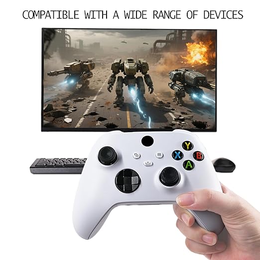 Customized Model 1914 Series S Controller-Robot White, Compatible with Xbox Series X|S Controller,Customized Controller Compatible for Xbox Series X/S,Xbox One, Replacement Joystick with 3.5mm Audio Jack - Image 2